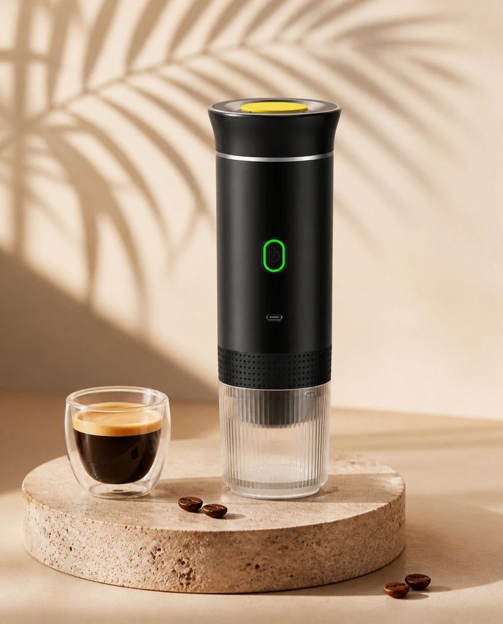 Cafetera portátil eléctrica 3 en 1 negra Cafenastore