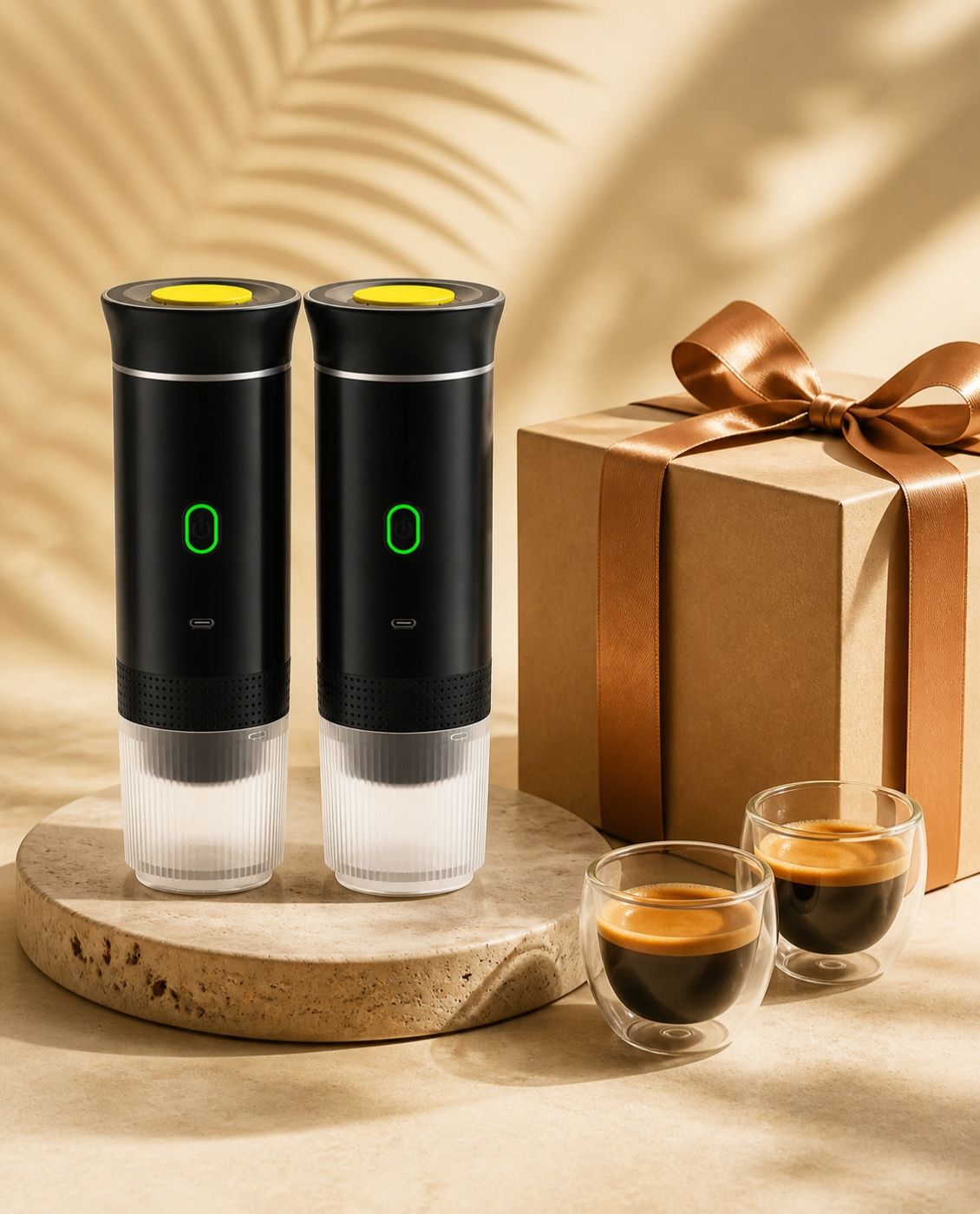 Pack de 2 cafeteras portátiles